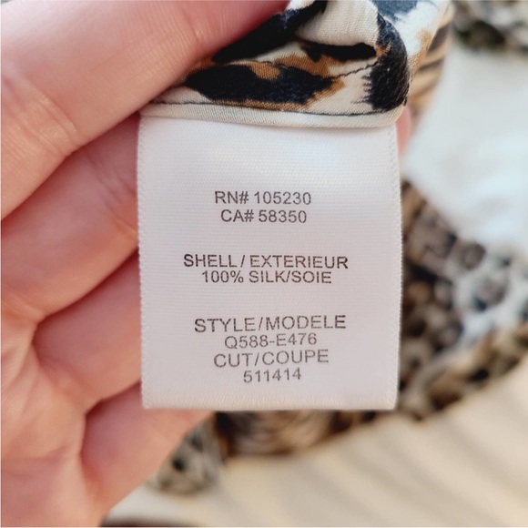 EQUIPMENT Aubrey Silk Dress Leopard Print S - Picture 6 of 7